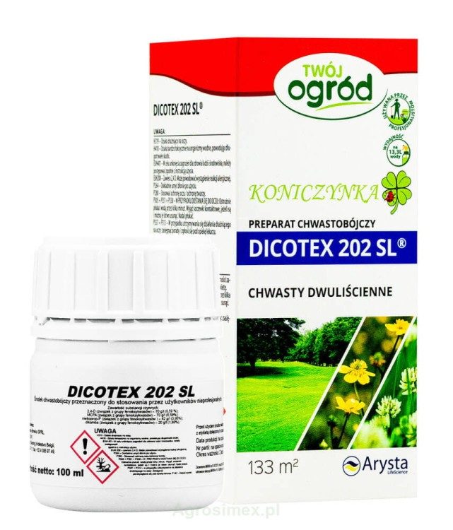 Your garden clover Dicotex 202 SL 133m2 100ml