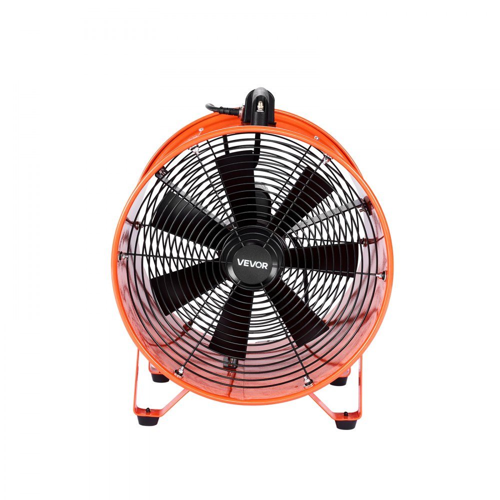 Bauventilator, 592 W AC-Motor, Bauventilator, Bauventilator, Gebläse, 5175 CFM, Axialventilator mit 2-Gang-Wechselstrommotor, 10 m Schlauch, Axialventilator, IP44, wasserdichter Industrieventilator