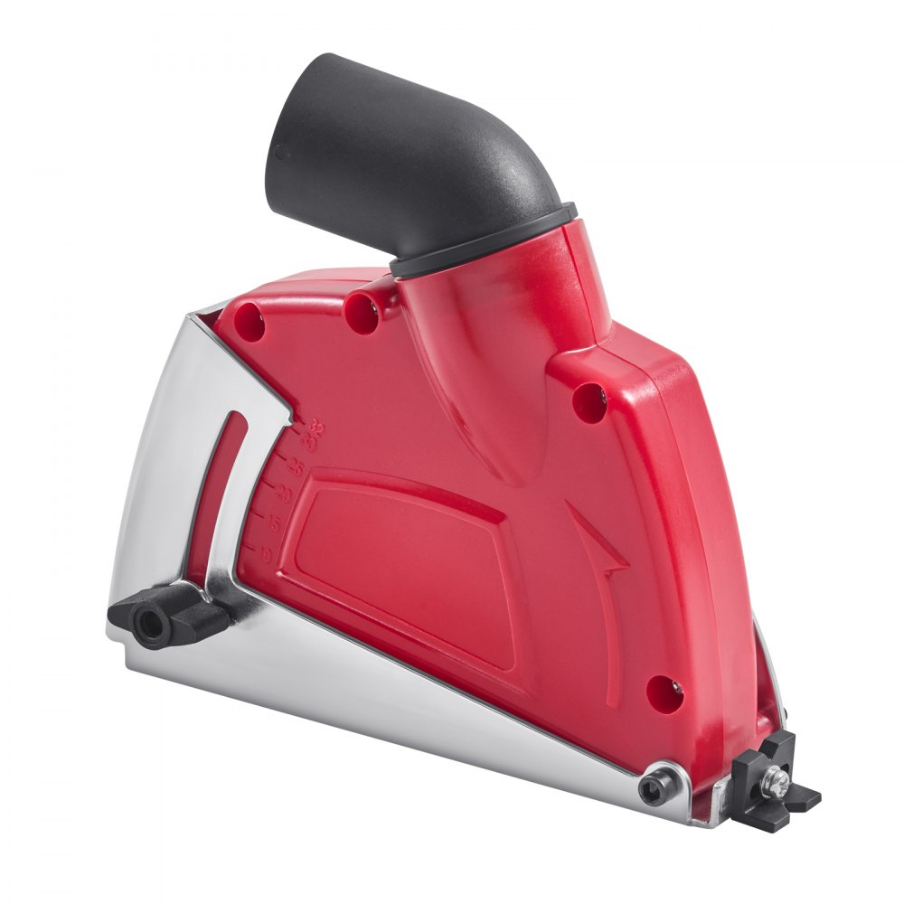Meuleuse d'angle à hotte d'aspiration, compatible avec 100-125 mm, cache-poussière avec 6 disques de serrage, profondeur de coupe réglable, raccordement à l'aspirateur, pour bois, béton, mur, pierre, rouge Meuleuse d'angle à hotte d'aspiration, compatible avec 100-125 mm, cache-poussière avec 6 disques de serrage, profondeur de coupe réglable, raccordement à l'aspirateur, pour bois, béton, mur, pierre, rouge
