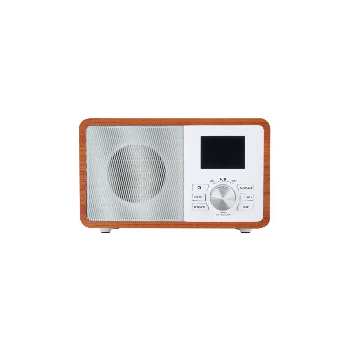 TRONIC® DAB+ Bluetooth® radio, in wood look