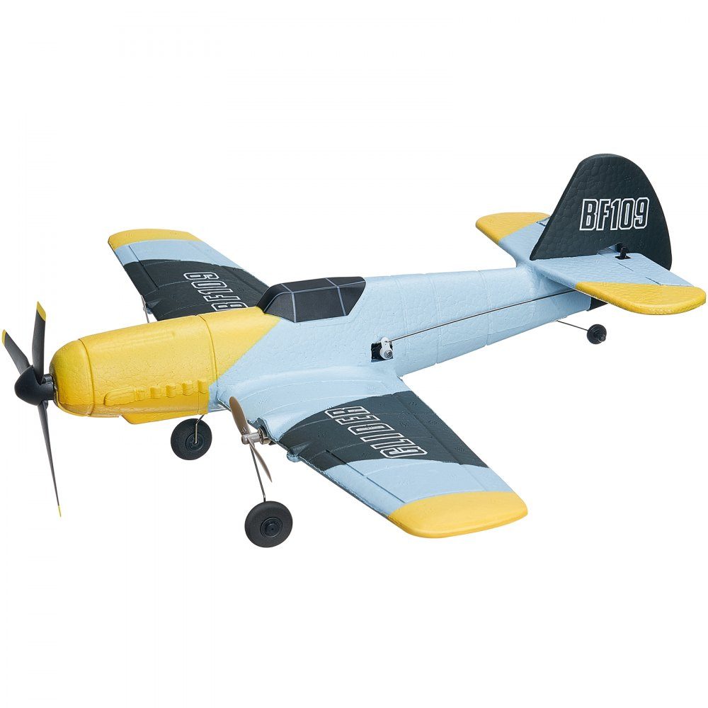 RC-Flugzeug, 2,4 GHz 3-Kanal-Fernsteuerungsflugzeug mit 6-Achsen-Gyro-Stabilisator, flugfertiges Kampfflugzeugspielzeug mit 2 Batterien, einfach zu fliegendes RC-Segelflugzeug für Erwachsene, Kinder, Anfänger und Jungen