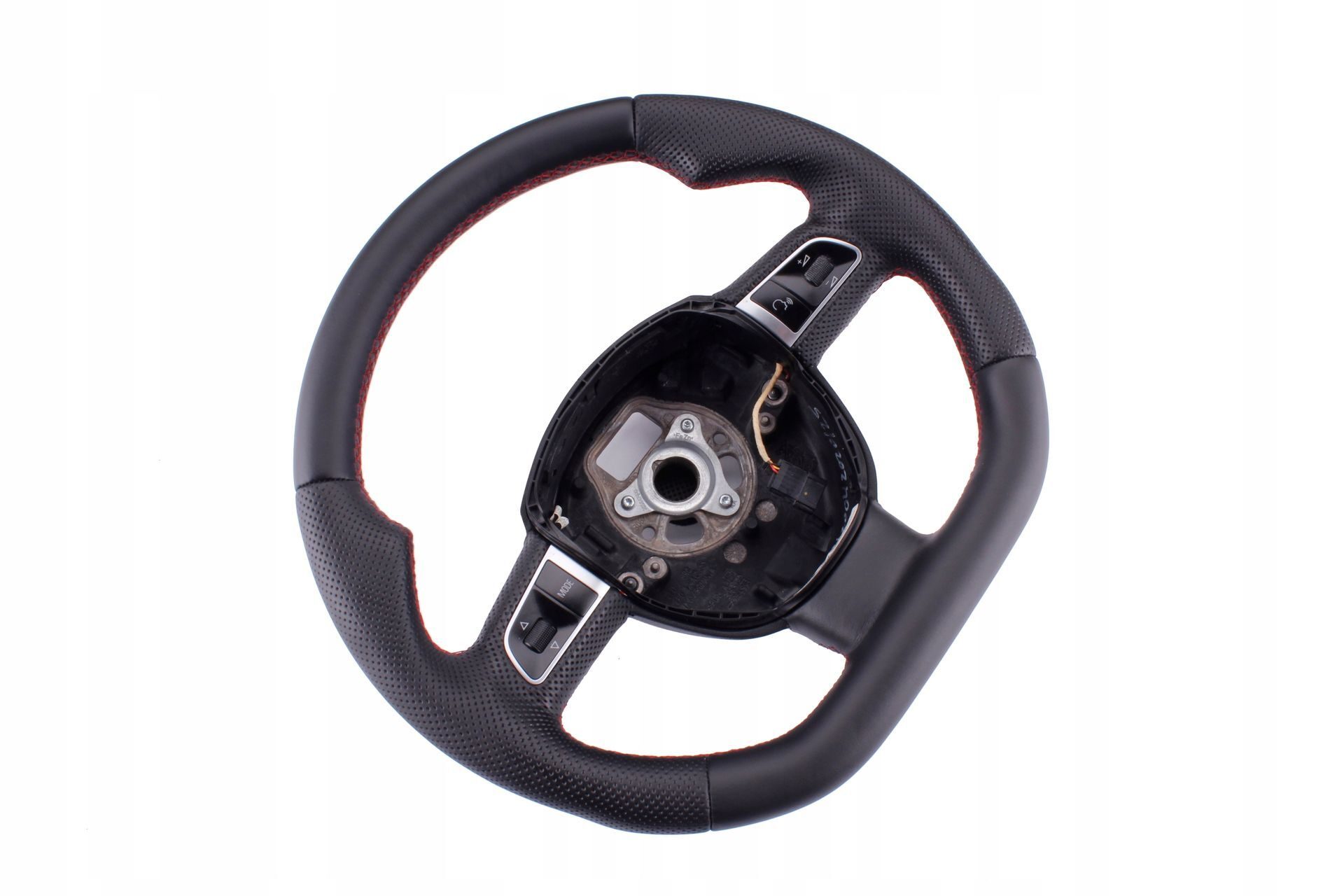 Volant sport Audi A6 C6 2004- 2010 TUNING NOUVEAU CUIR Sélection de couleurs faite à la main