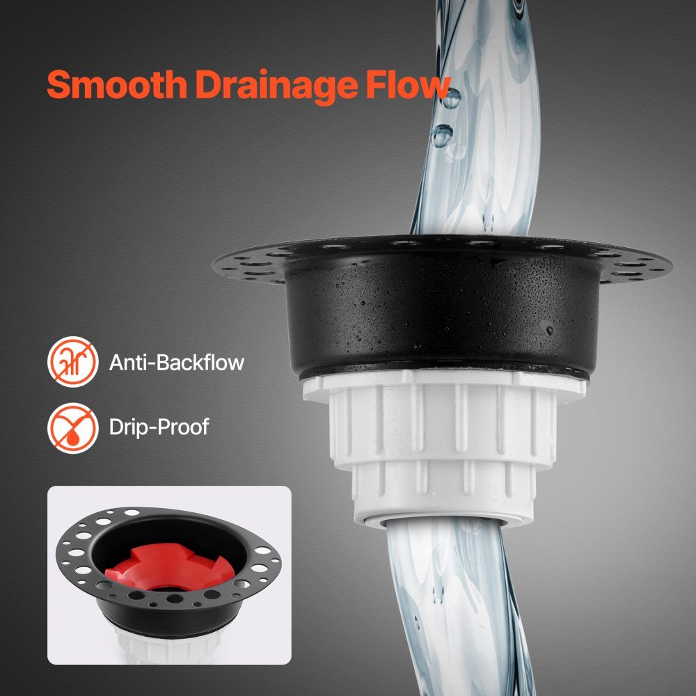 PVC Freestanding Bathtub Drain Set, Coarse Bathtub Drain Set with PVC Drain Adapter, Compatible with Freestanding Bathtubs, Floor Mounted Bathtubs and Island Bathtubs