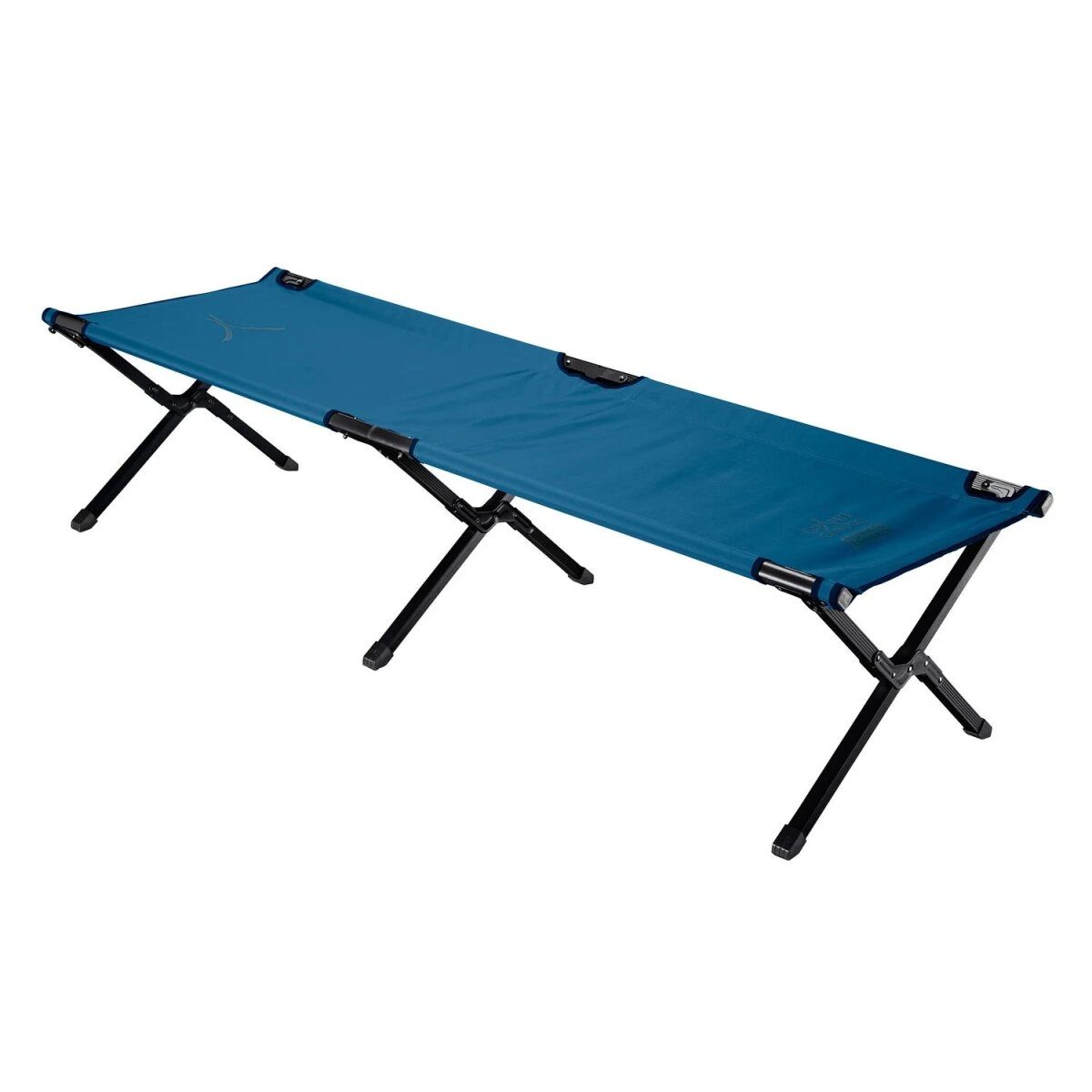 Lit de camp pliable GRAND CANYON "Topaz", en aluminium, 190 x 62 cm (bleu foncé)