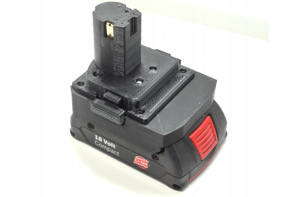 #NOWOŚĆ# Adapter urządzeń Ryobi One+ do akumulatora Bosch 18V GBA #NOWOŚĆ# Adapter urządzeń Ryobi One+ do akumulatora Bosch 18V GBA