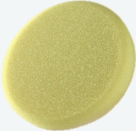 Menzerna éponge de polissage avec fermeture velcro moyenne 150 mm jaune
