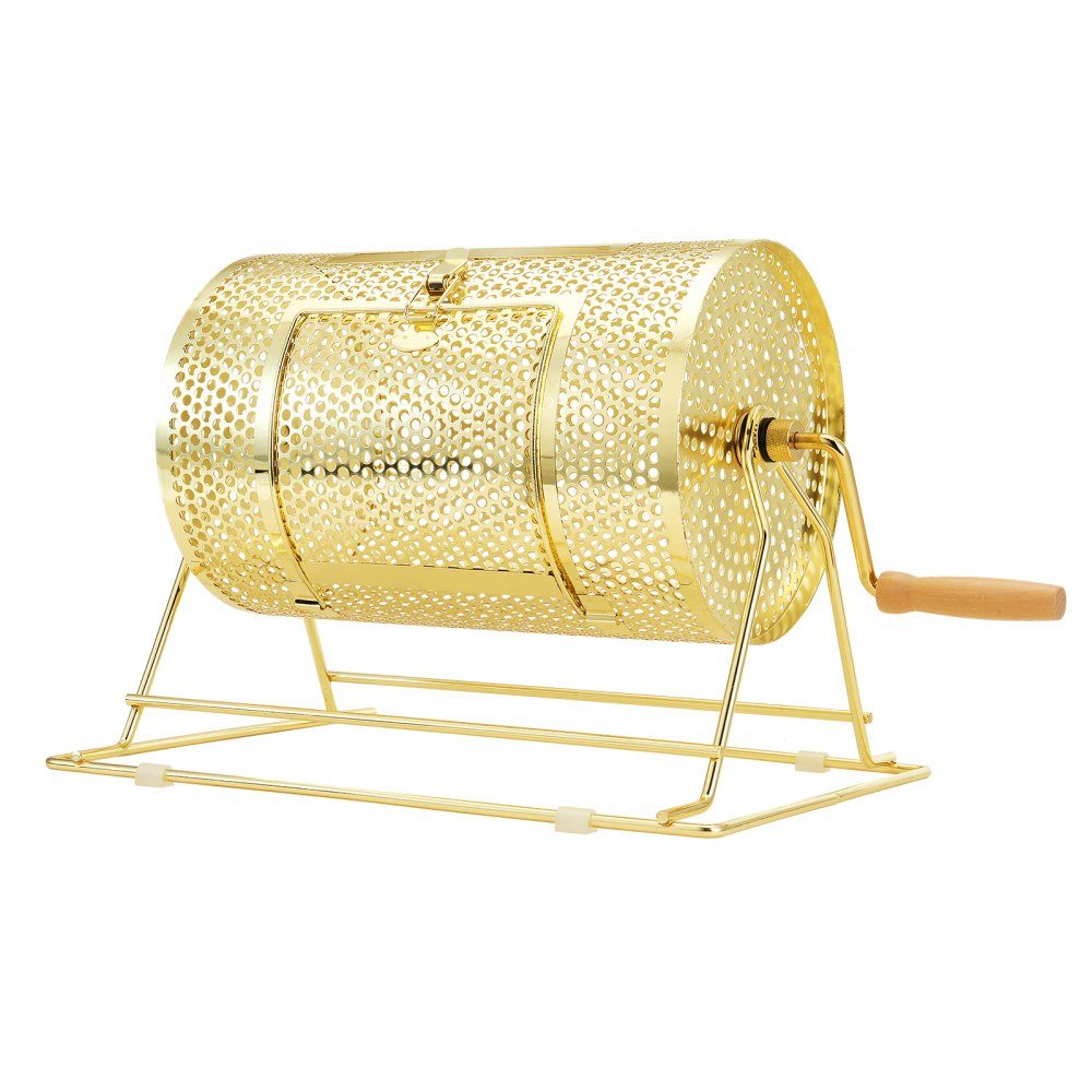 Lotto drum Glückskind 3500 tickets or 100 raffle balls capacity, professional lottery rotating cage made of metal, lottery turntable, lottery box for lottery games Golden