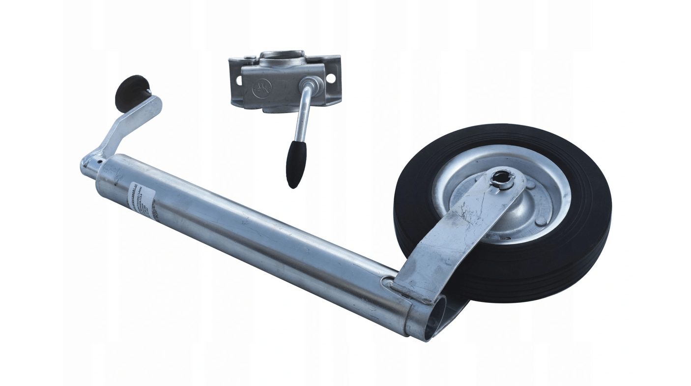 Premium Stützrad PKW Anhänger 200 kg Stützlast Rohrdurchmesser 48 mm Caravan