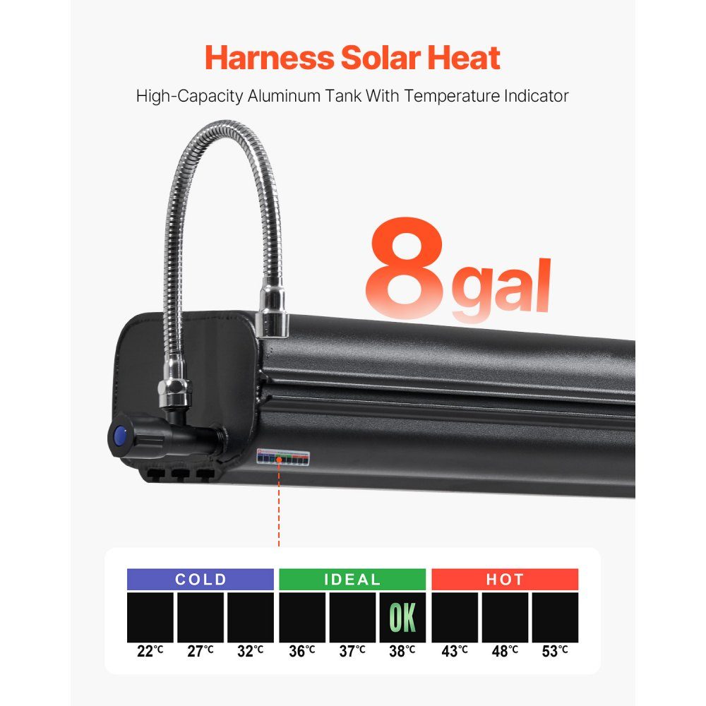 Réservoir d'eau pour galerie de toit, stockage d'eau pour véhicules 30L avec 2 plaques anti-éclaboussures et fente en T, réservoir en aluminium avec raccord haute pression, pour traverse de coffre de sécurité