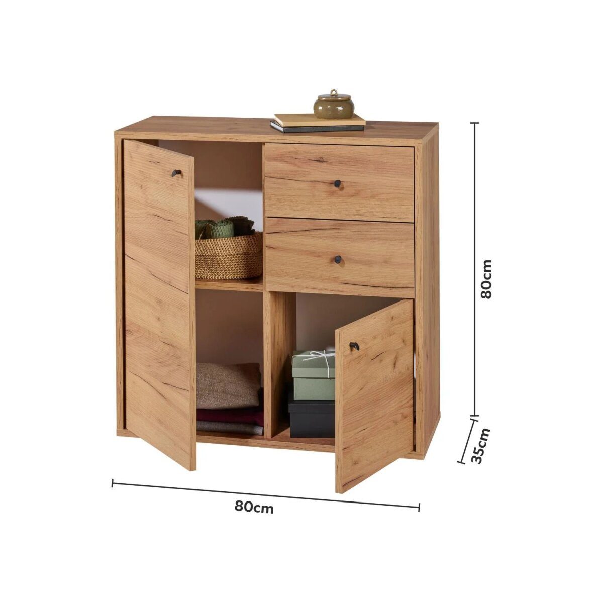 LIVARNO® Kommode »Verona«, 80 x 80 x 35 cm