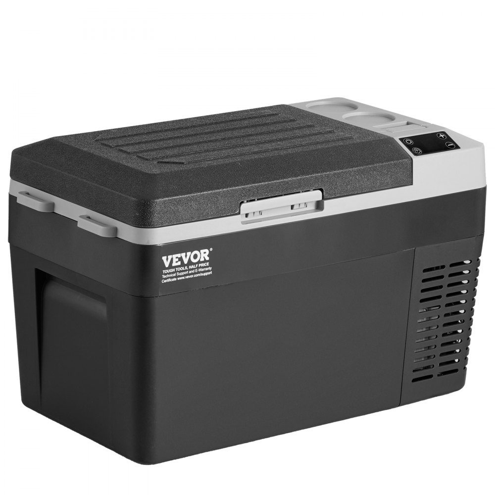 Portable Car Fridge, 12V Car Fridge, 25L Portable Single Zone Freezer, Adjustable Temperature, Compressor Cooler for Home, Outdoor, Camping, RV, Car