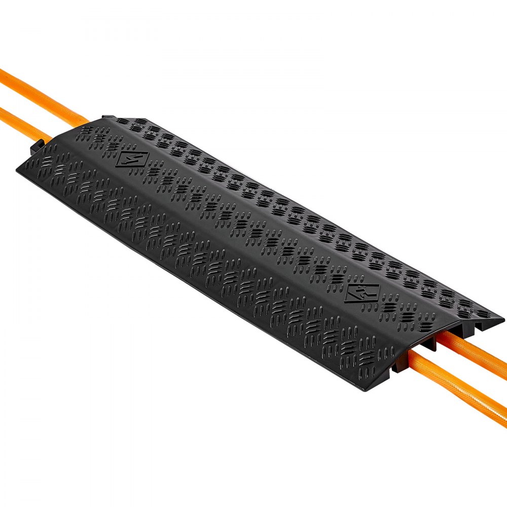 975 mm kabelbrug 7938 kg/ascapaciteit Heavy Duty PP-overschrijdingsbeveiliging Struikelbescherming Vloerafdekkingen voor gebieden met hoge drempels Thuiskantoor Magazijn 3 stuks