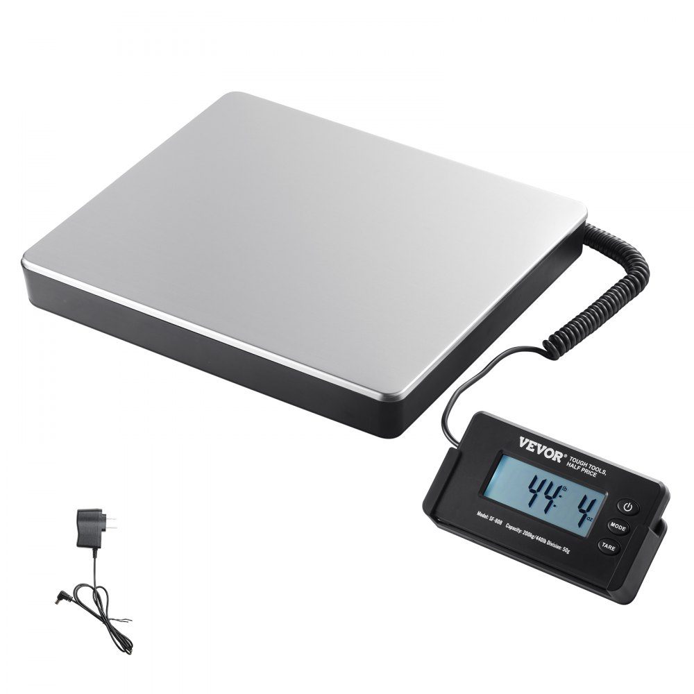 Platform Scales 150g-200kg Parcel Scales 50g Accuracy Digital Scales kg/lbs/lbs:oz Counting Scales 309 x 262 x 45mm ABS Stainless Steel Tare Functions AC/DC Power Supply Industrial Scales Letter Scales Scales