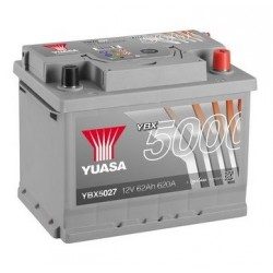 YUASA ZILVER YBX5027 65AH 640A – Artikelnr. HT-47113
