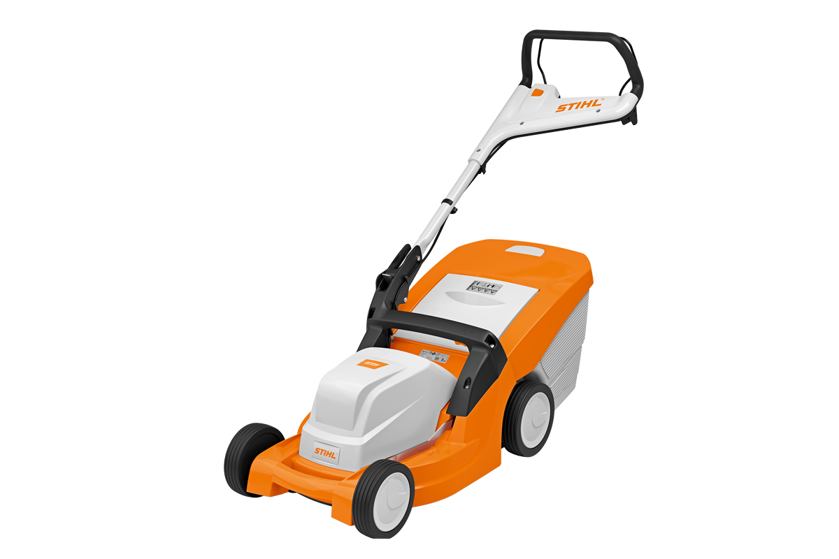 Kosiarka elektryczna Stihl RME 443 C + profesjonalne rękawice (1,5 kW, 41 cm) w zestawie Kosiarka elektryczna Stihl RME 443 C + profesjonalne rękawice (1,5 kW, 41 cm) w zestawie