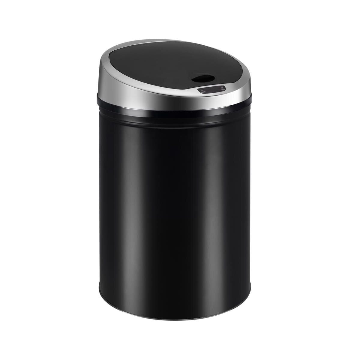 Kosz na śmieci Ribelli z czujnikiem automatycznym, 60 L, czarny