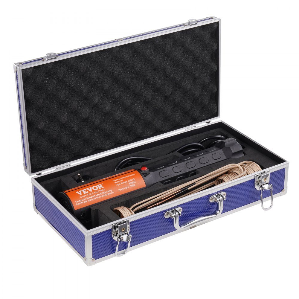 Magnetic Induction Heater Kit, 1KW Induction Heater, Bolt Induction Heater with 8 Induction Coils, Induction Heater Bolt Remover for Removing Bolts and Nuts