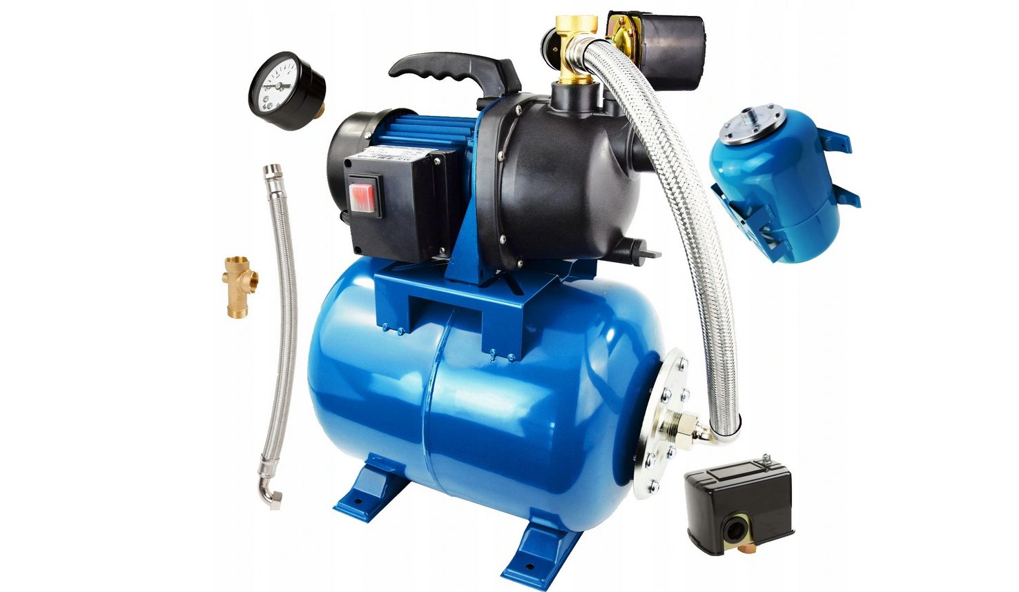 Aqueduc domestique 1000Watt ensemble complet réservoir 24l