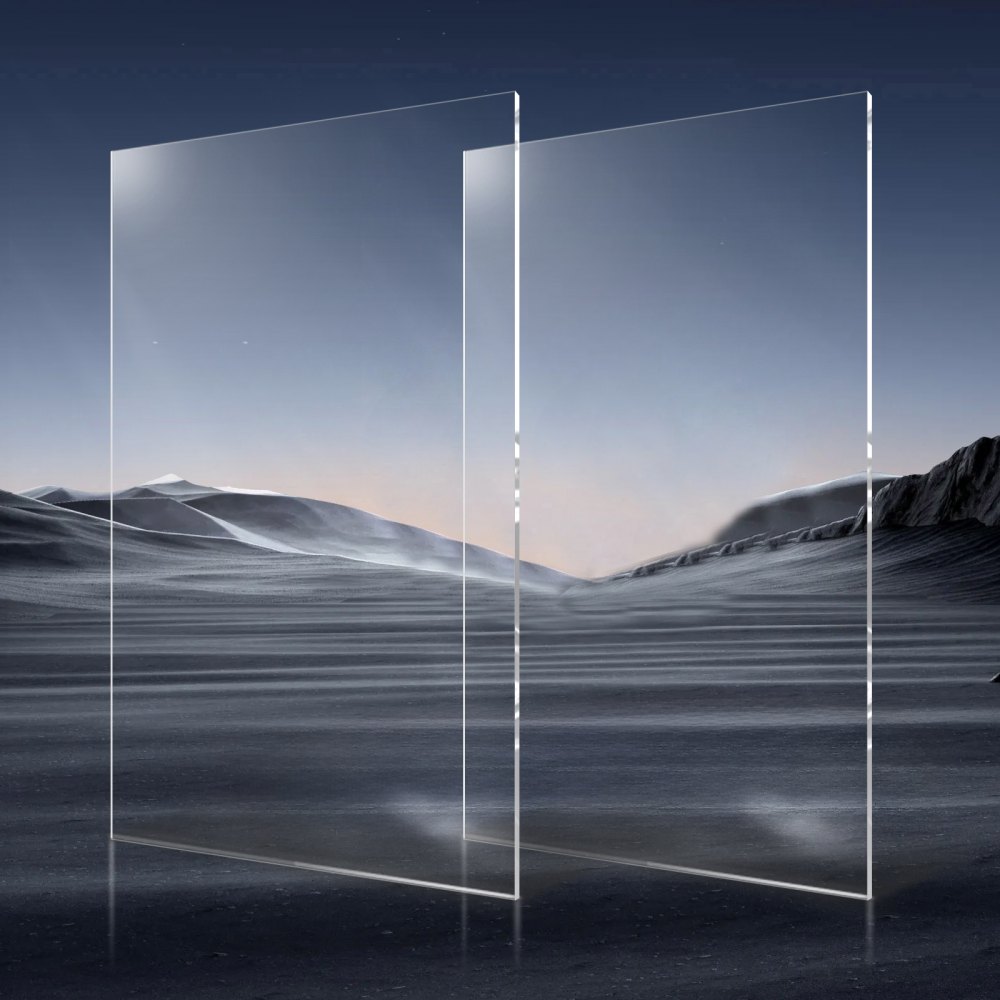 Plexiglas acrylplaten, set van 2 plastic platen, 610x1219 mm, 3 mm dik, helder gegoten plastic glas voor ambachtelijke projecten, vervangend glas voor fotolijsten, doe-het-zelf-display, gemakkelijk te snijden Plexiglas acrylplaten, set van 2 plastic platen, 610x1219 mm, 3 mm dik, helder gegoten plastic glas voor ambachtelijke projecten, vervangend glas voor fotolijsten, doe-het-zelf-display, gemakkelijk te snijden