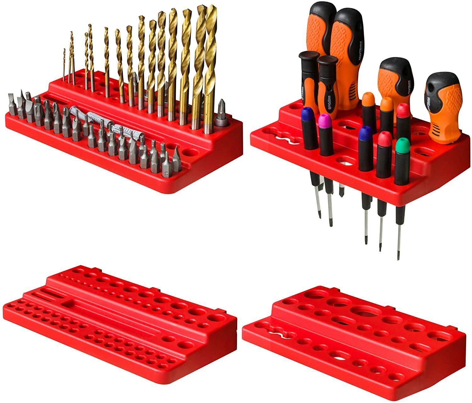 Stacking box wall shelf, workshop shelf, visible storage box, box, tool holder, hook set