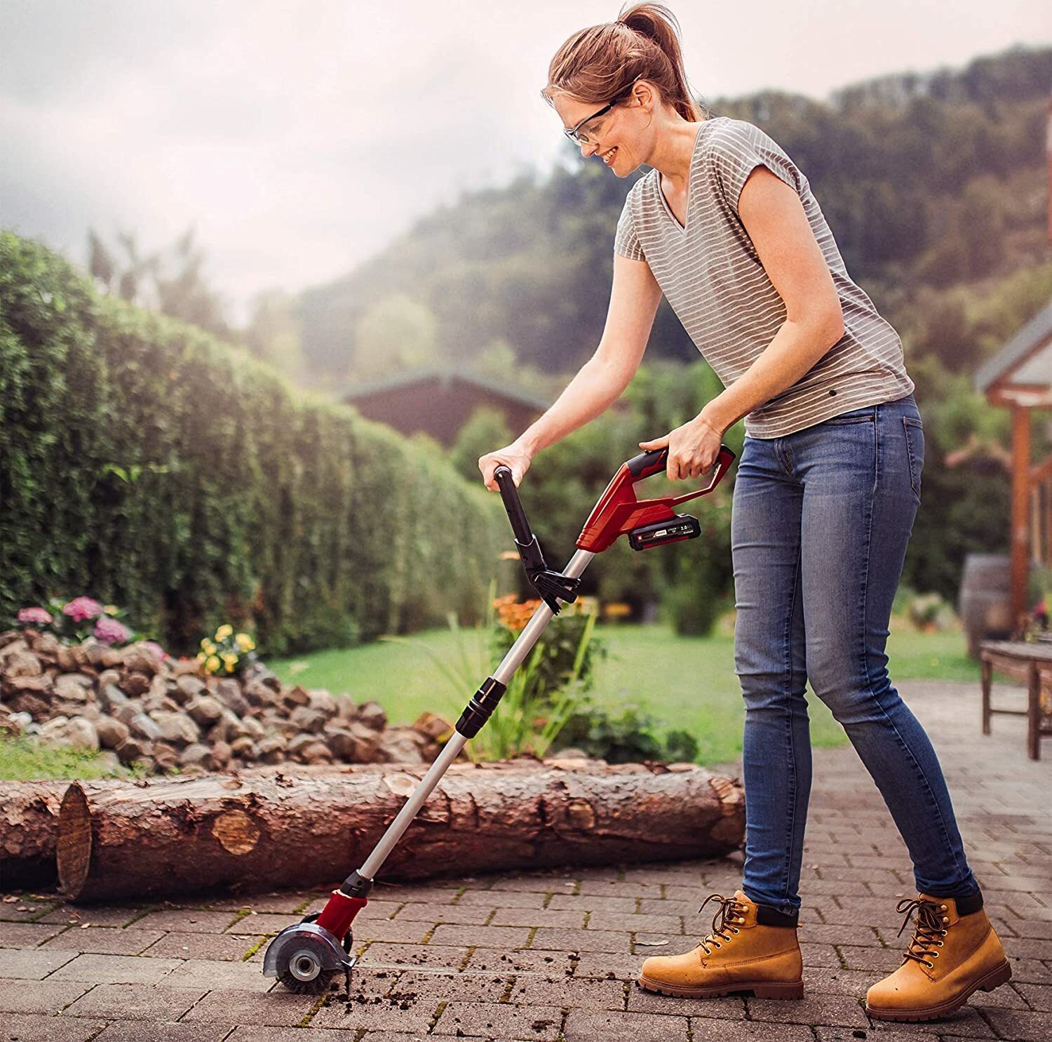 Einhell Akku-Fugenreiniger GE-CC 18 Li Set Power