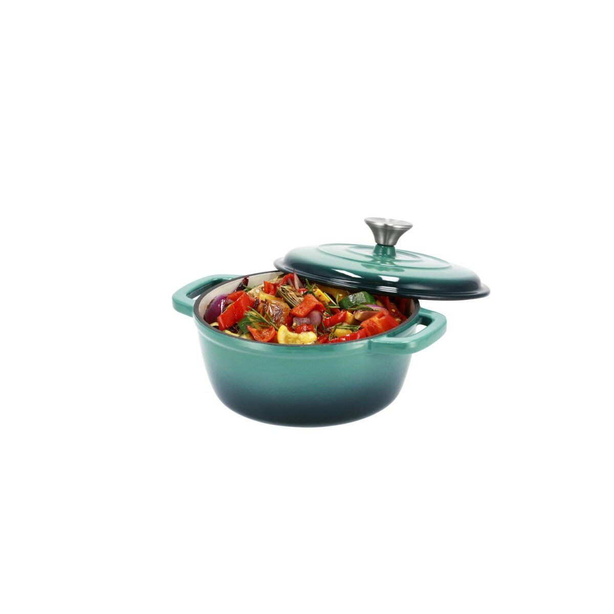 Marmite en fonte premium SILVERCREST® 22 cm / 2,8 litres avec système goutte à goutte