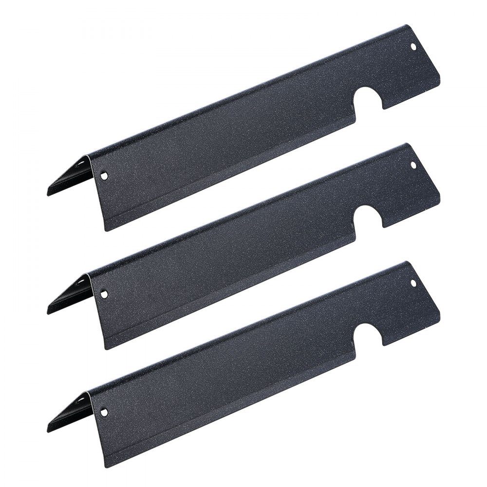 5 Flavorizer Bars diffuseur d'arômes rails d'arôme (porcelaine acier émaillé) pour barbecues Weber Genesis ll 310 315 335 340, E/S 325s, ES/SX 325s, E/S 335, EX/SX/EPX-335, noir