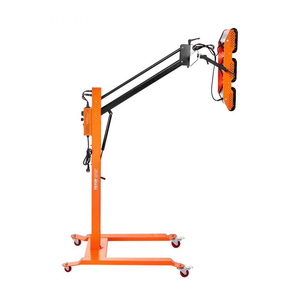Infrared Curing Lamp, 3300W, 1-60 Min Time Setting, Automatic Curing Lamp with Auto Heater and Holder, 8.61 Square Feet Baking Area, Spray Bake Booth Heaters, Paint Dryer