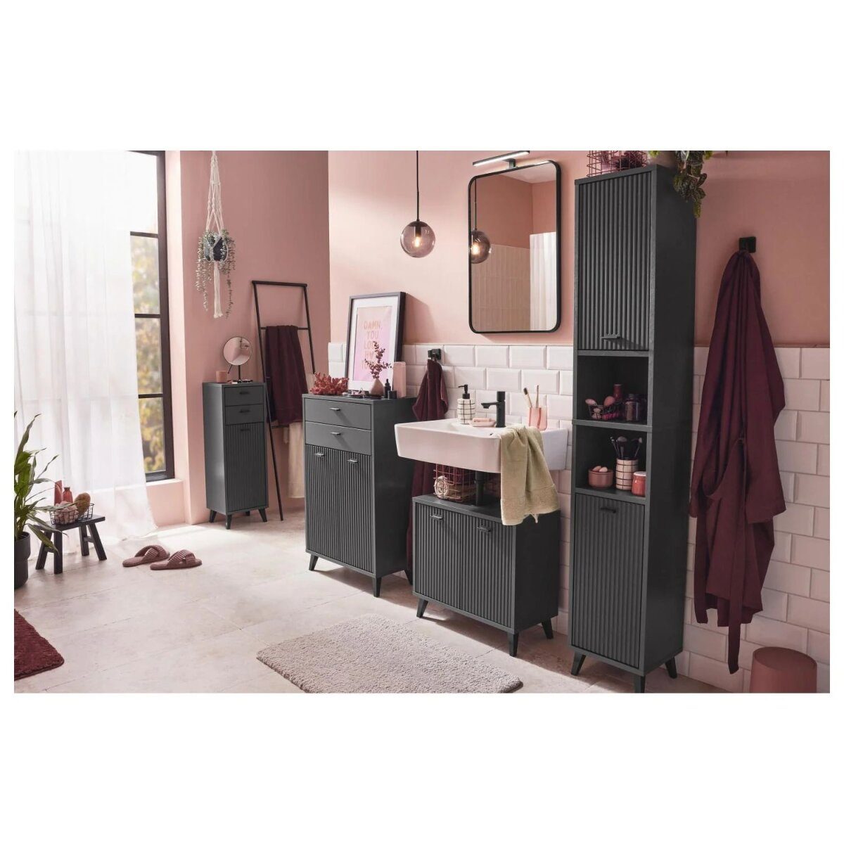 LIVARNO home Waschbecken-Unterschrank