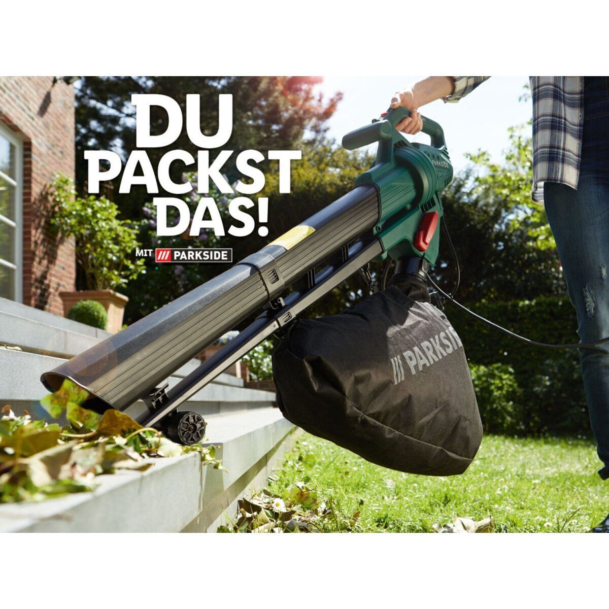 PARKSIDE® 3in1 Elektro-Laubsauger/-bläser »PLS 2600 B2«