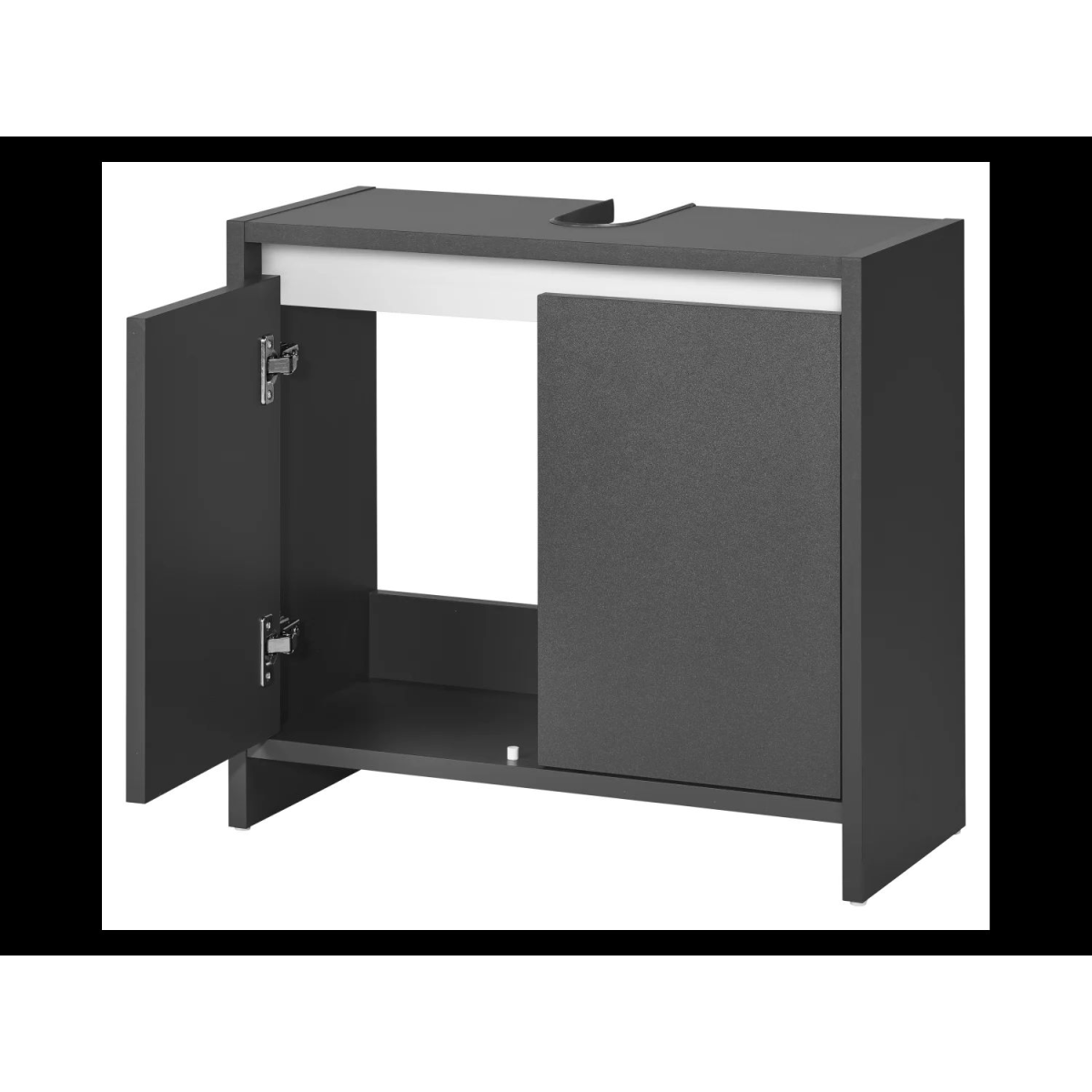 LIVARNO home Meuble vasque « Oslo » avec 2 portes, anthracite