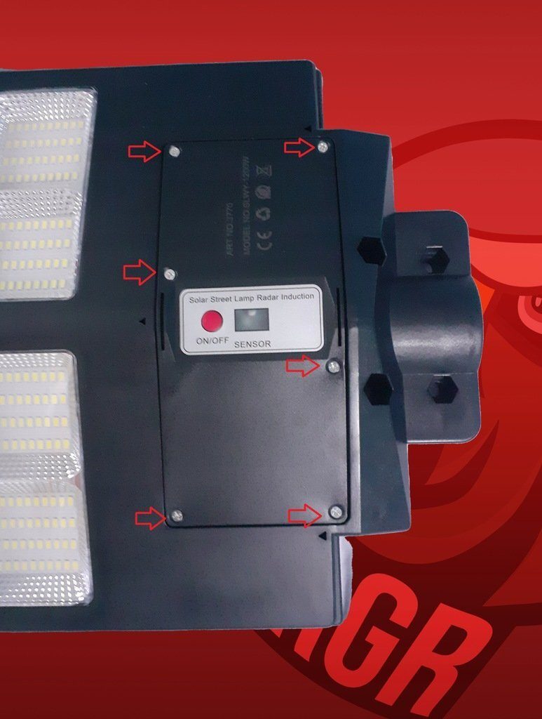 STRASSENLEUCHTE 400W SOLARLAMPE + PANEL + FERNBEDIENUNG