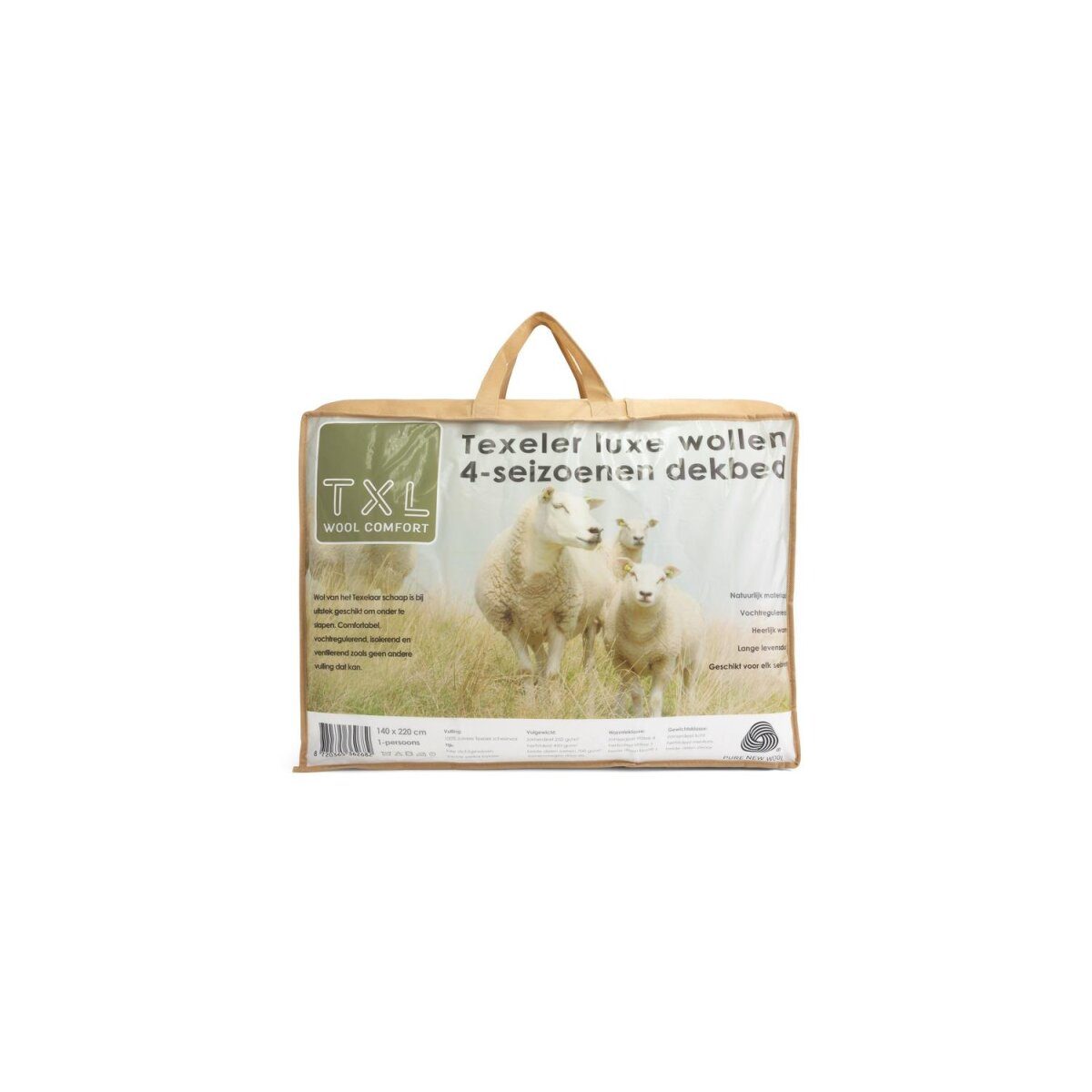 TXL Comfort Wolldecke, 140 x 220 cm