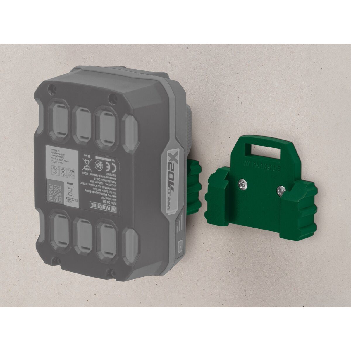 Support mural PARKSIDE® pour outils/batteries, en plastique