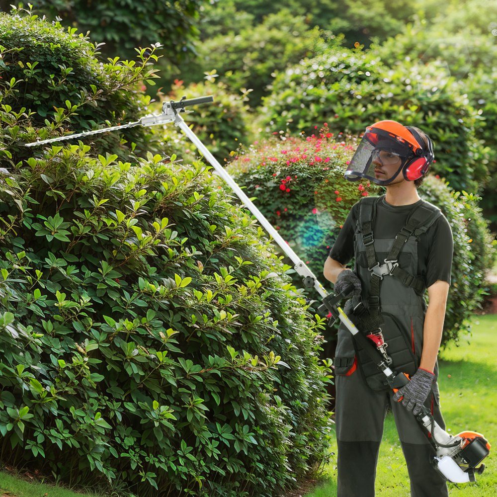 6-in-1 hedge trimmer petrol hedge trimmer 43CC long handle hedge trimmer 1.15L