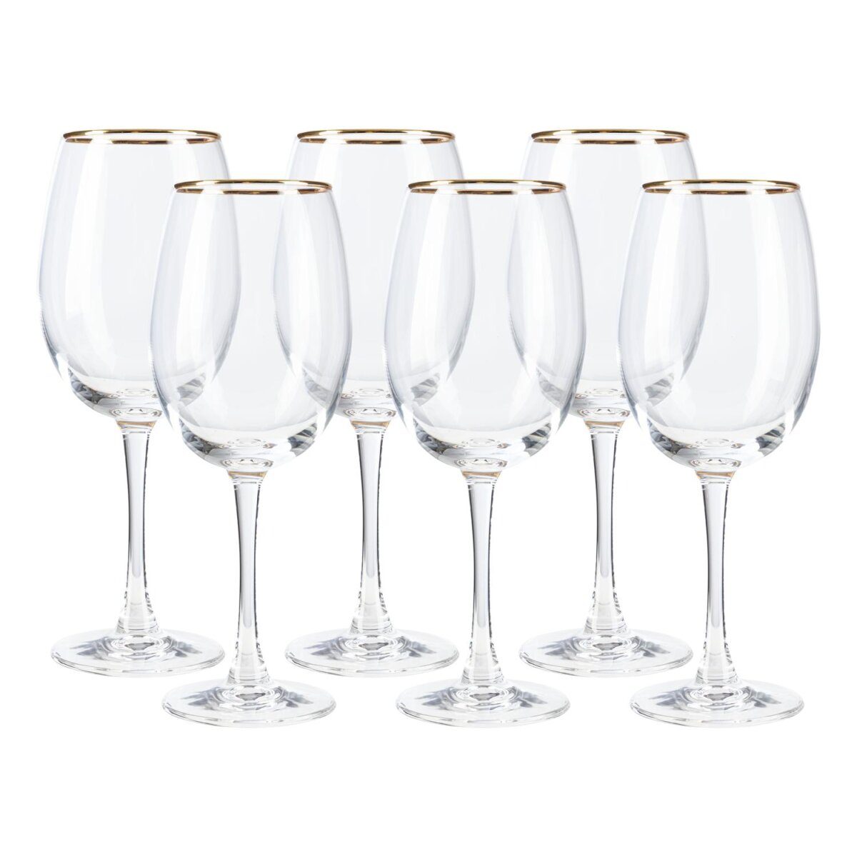 LIVARNO home water/champagne/white wine/red wine glasses, set of 6