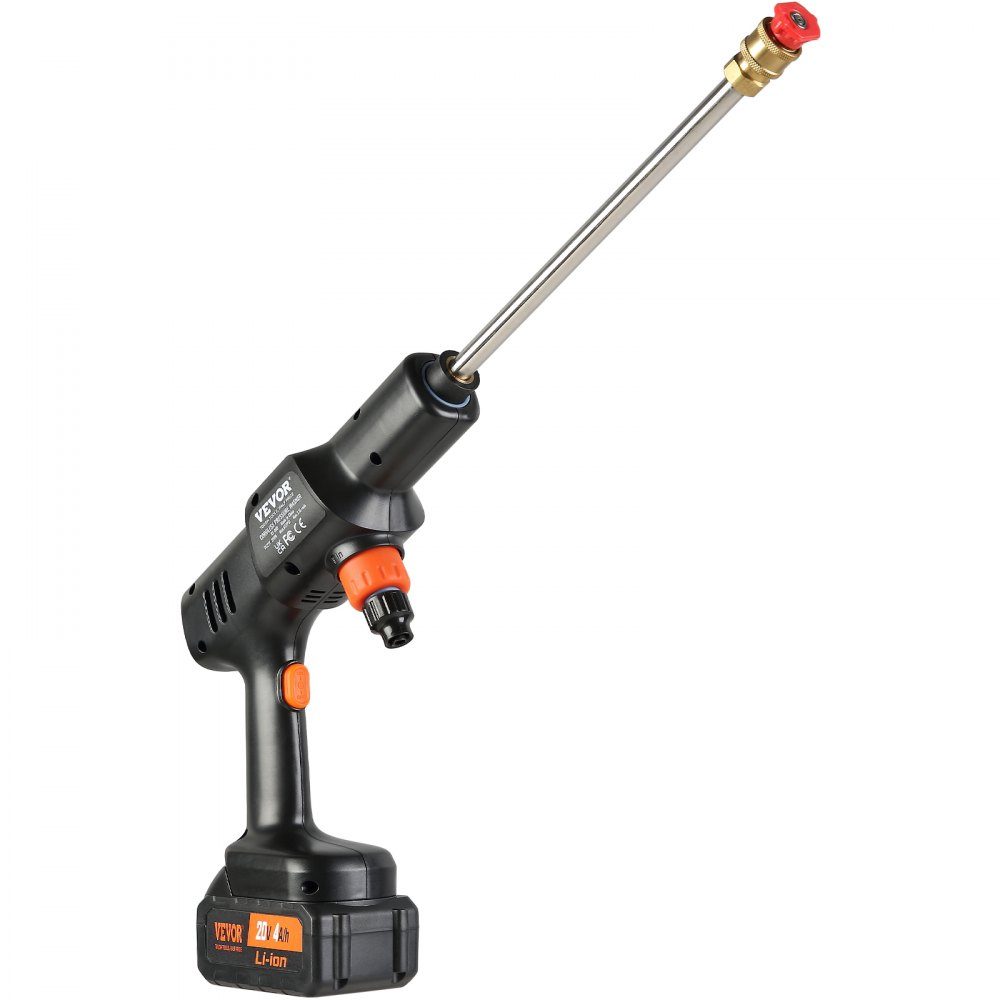 Akku-Hochdruckreiniger Bürstenloser Wasserdruckreiniger Spritzpistole Hochdruckreinigerpistole (21 V, 50 bar, für mobile Reinigung und Bewässerung, 3,5 L/min, inklusive Zubehör, 0°~40° Düse)