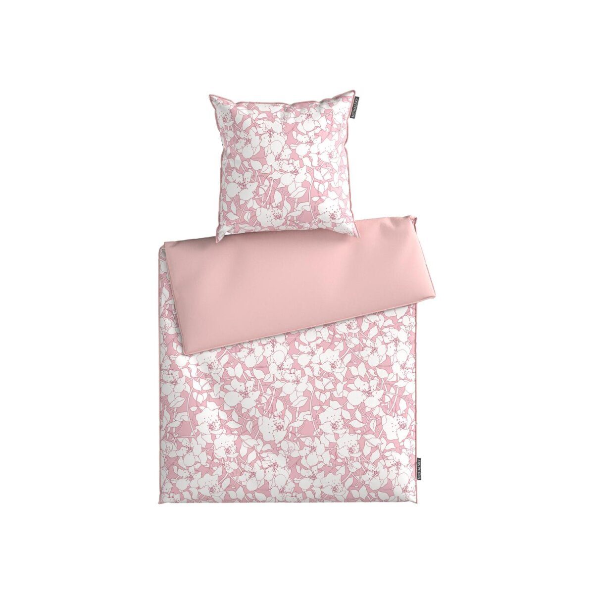 Michalsky bed linen, made of satin, 200 x 220 cm, pink