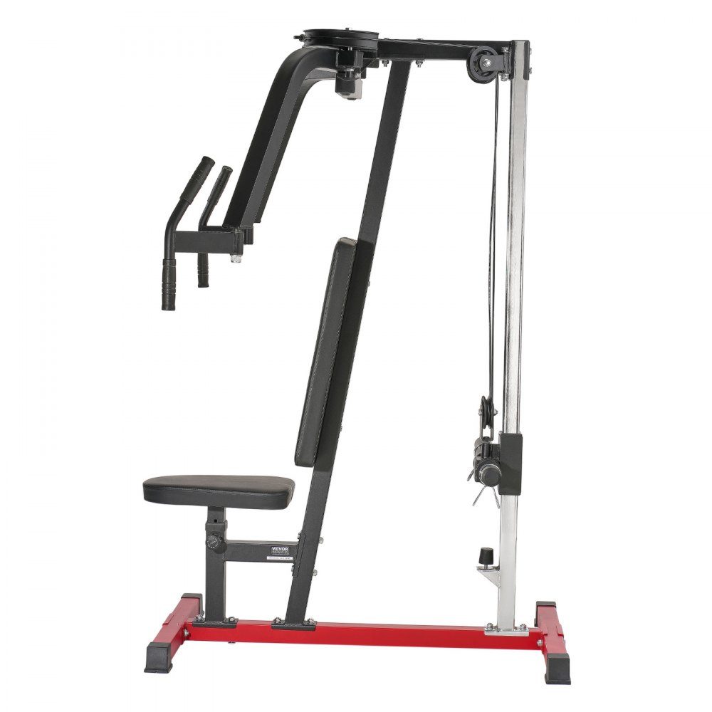 Vlindermachine speciaalapparaat (204 kg draagvermogen) voor het bovenlichaam voor de homegym, verstelbaar fitnessstation, voor spiertraining (borst, rug, achterste deltaspier)