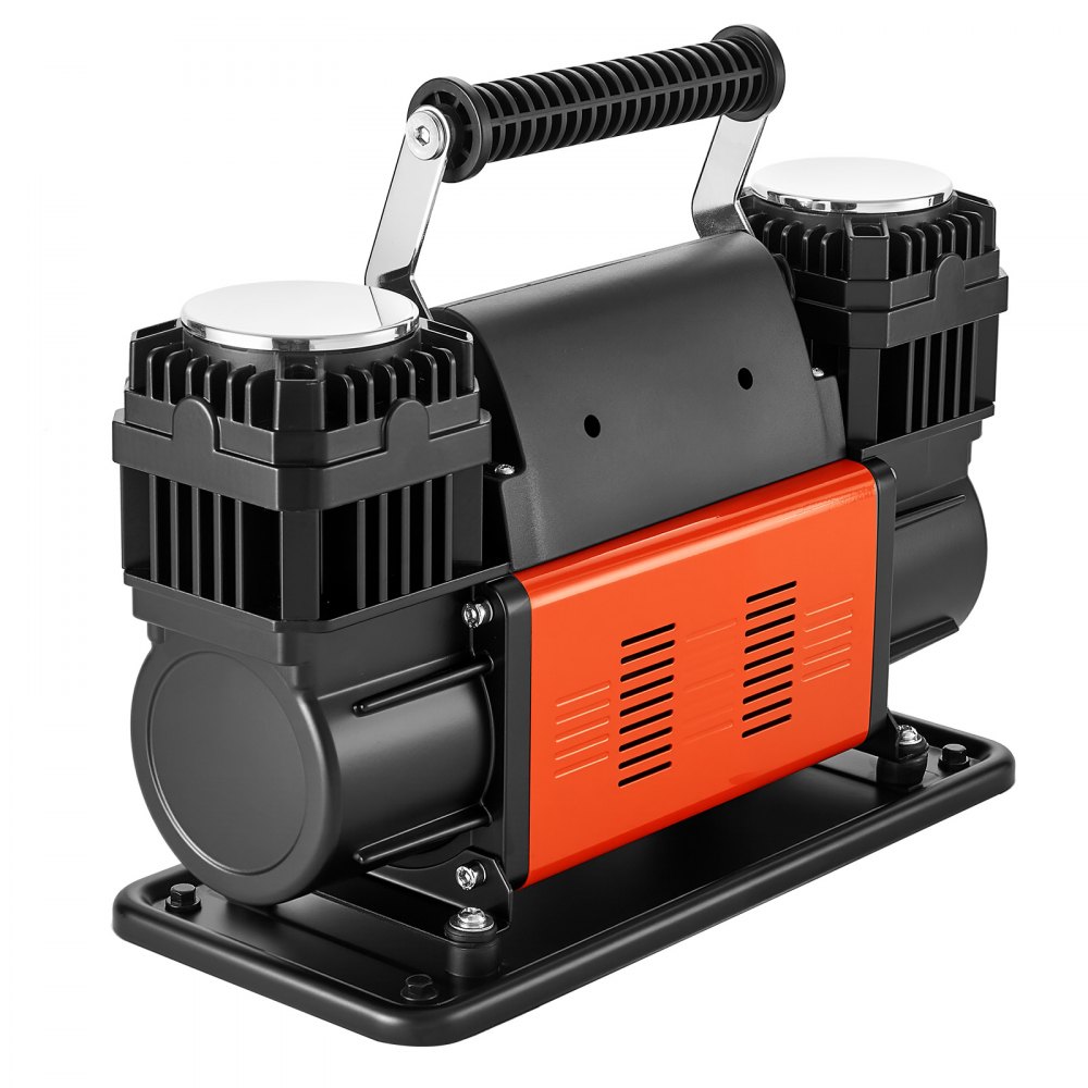 Zware luchtcompressor Dubbele cilinder 300 l/min Draagbare bandenpomp 12 V 150 PSI off-road luchtpomp met digitale manometer en adapters voor vrachtwagen, auto, SUV, SUV en camper Zware luchtcompressor Dubbele cilinder 300 l/min Draagbare bandenpomp 12 V 150 PSI off-road luchtpomp met digitale manometer en adapters voor vrachtwagen, auto, SUV, SUV en camper