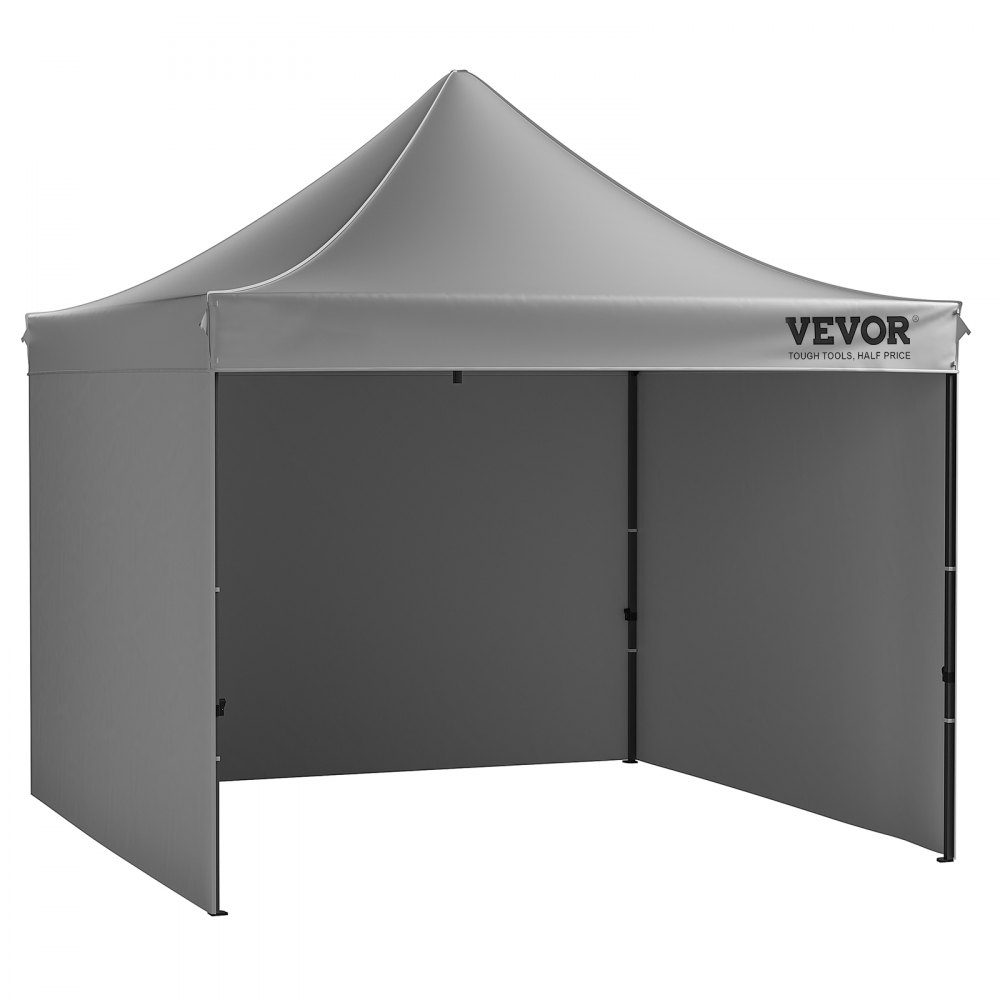 Pavillon 304,8x304,8x320cm Gartenzelt 500D PU Silberstoff Faltpavillon höhenverstellbar inkl. Aufbewahrungstasche Partyzelt 6-8 Personen Pop-up-Zelt Faltzelt Gartenpavillon für Campingausflug