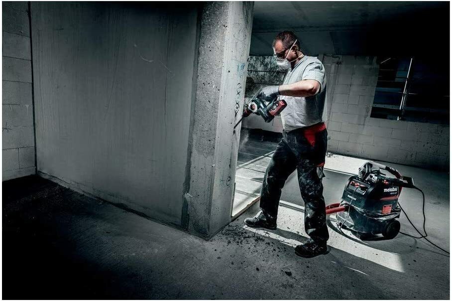 Metabo Akku-Kombihammer KHA 18 LTX BL 24 Q Set bürstenlos mit Schnellwechselfutter (SDS plus/zylindrisch) – inklusive integrierter Staubabsaugung