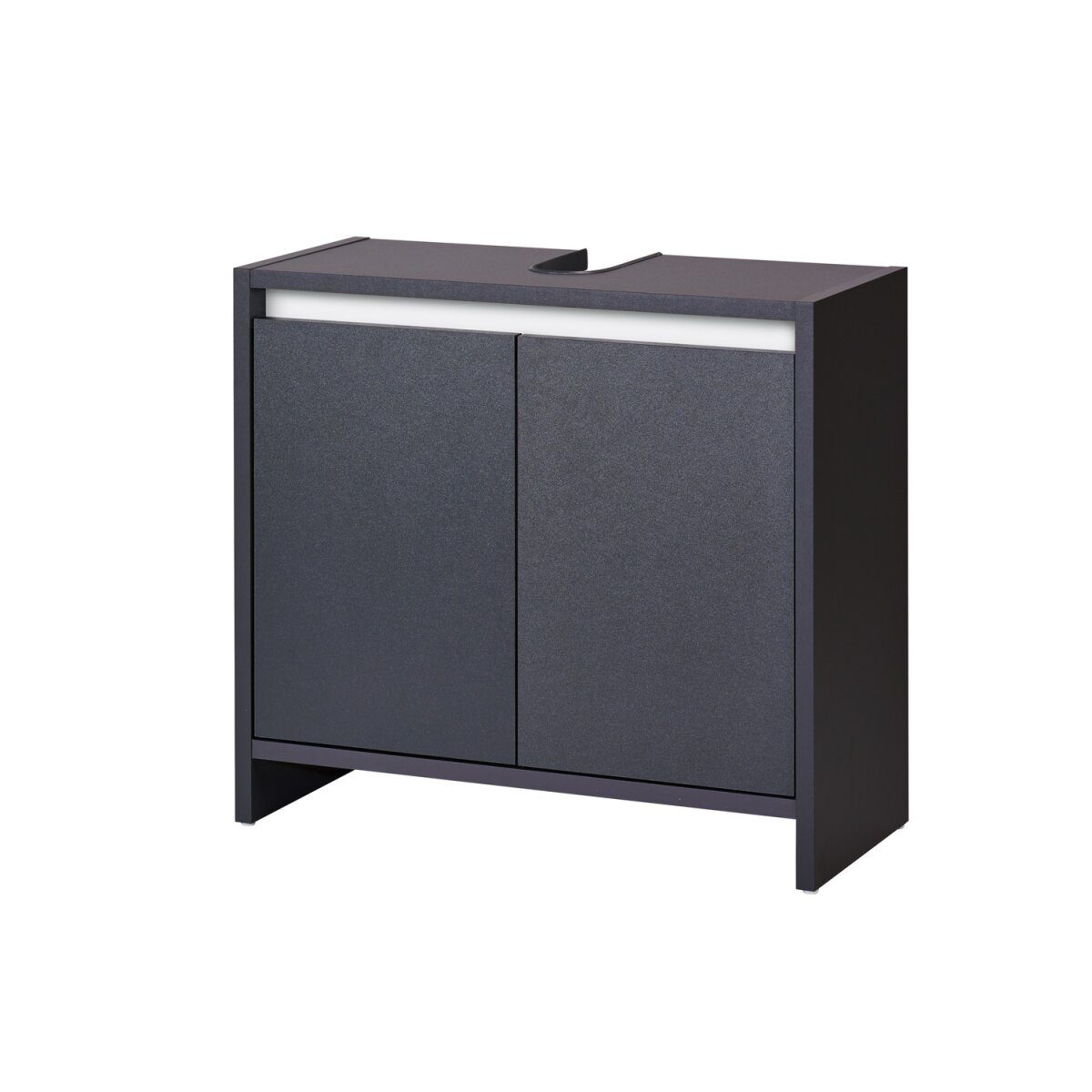 LIVARNO home “Oslo” washbasin cabinet with 2 doors, anthracite