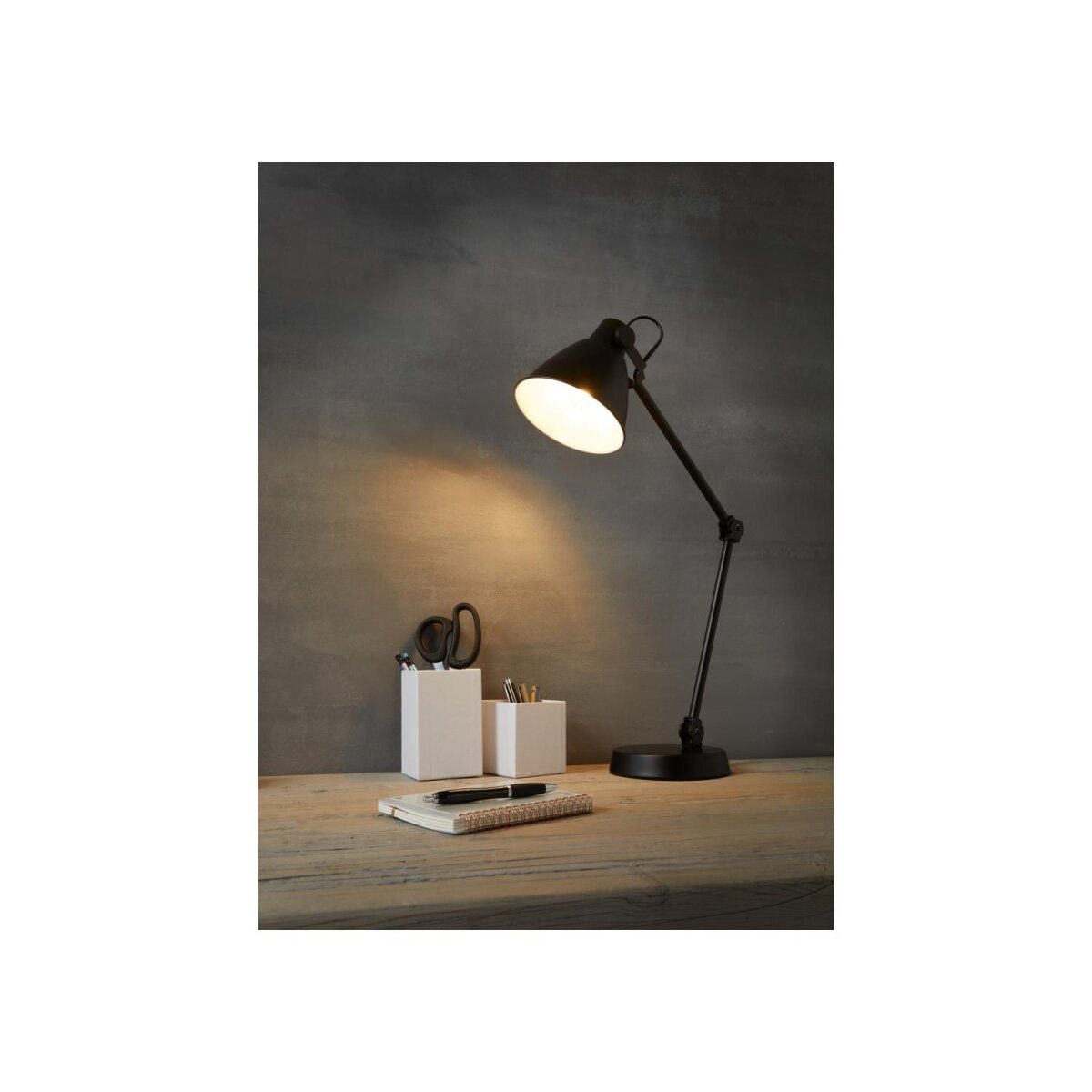 LIVARNO home LED table lamp, with tilting spring joint arm