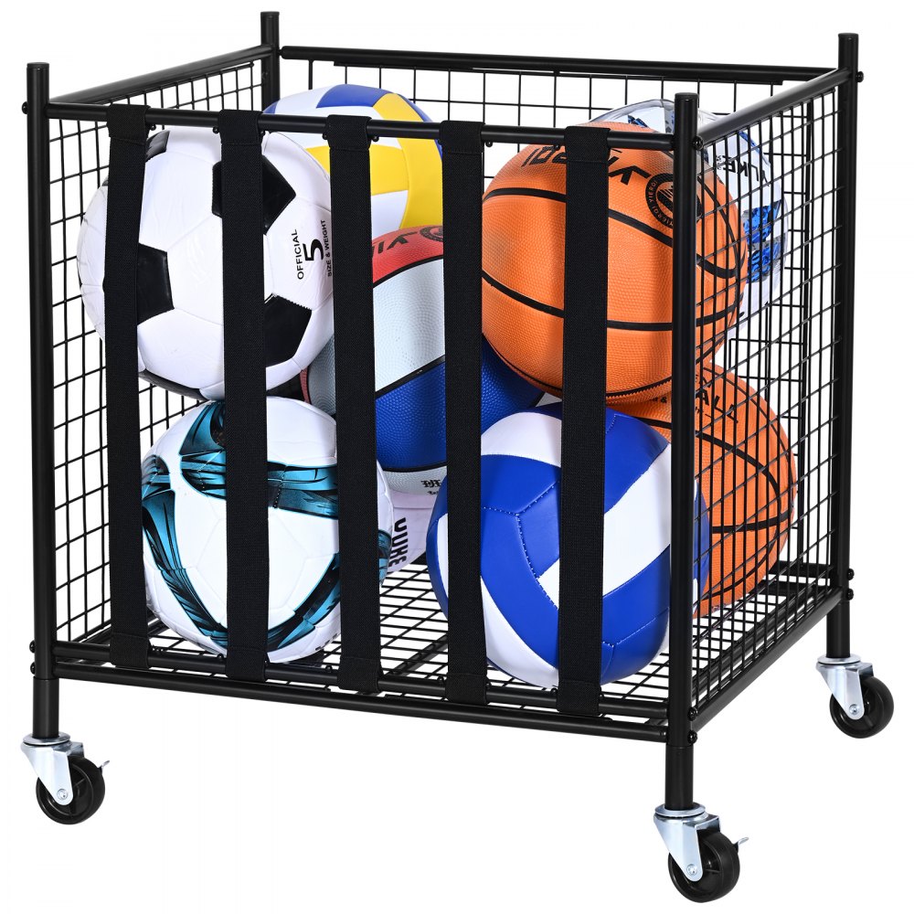 Chariot à billes Chariot roulant 507 x 500 x 545 mm Balles de sport Cage de basket-ball verrouillable Cage à balles Équipement de sport d'intérieur et d'extérieur Chariot de rangement en acier roulant pour garages Chariot à billes Chariot roulant 507 x 500 x 545 mm Balles de sport Cage de basket-ball verrouillable Cage à balles Équipement de sport d'intérieur et d'extérieur Chariot de rangement en acier roulant pour garages