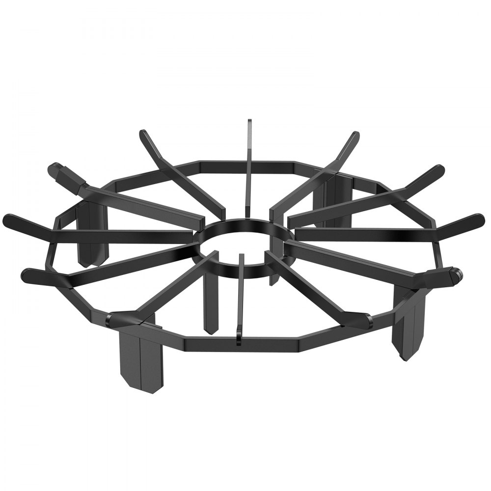 Grille en bois, portail coupe-feu à roulettes robuste de 27" avec 6 pieds de support, tiges en acier avec revêtement en poudre solide, support à bois de chauffage pour poêle à bois et foyer de camping en plein air Grille en bois, portail coupe-feu à roulettes robuste de 27" avec 6 pieds de support, tiges en acier avec revêtement en poudre solide, support à bois de chauffage pour poêle à bois et foyer de camping en plein air