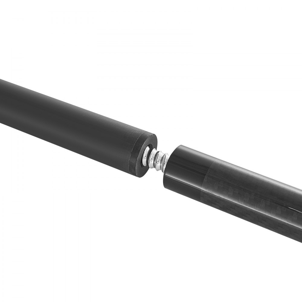 Billiard cue 1 piece (1473.2 mm / 538 g) made of carbon fiber with pressed Bakelite tip & ABS connecting ring, billiard stick suitable for bar home office American 9-ball game, pool cue Billiard cue 1 piece (1473.2 mm / 538 g) made of carbon fiber with pressed Bakelite tip & ABS connecting ring, billiard stick suitable for bar home office American 9-ball game, pool cue