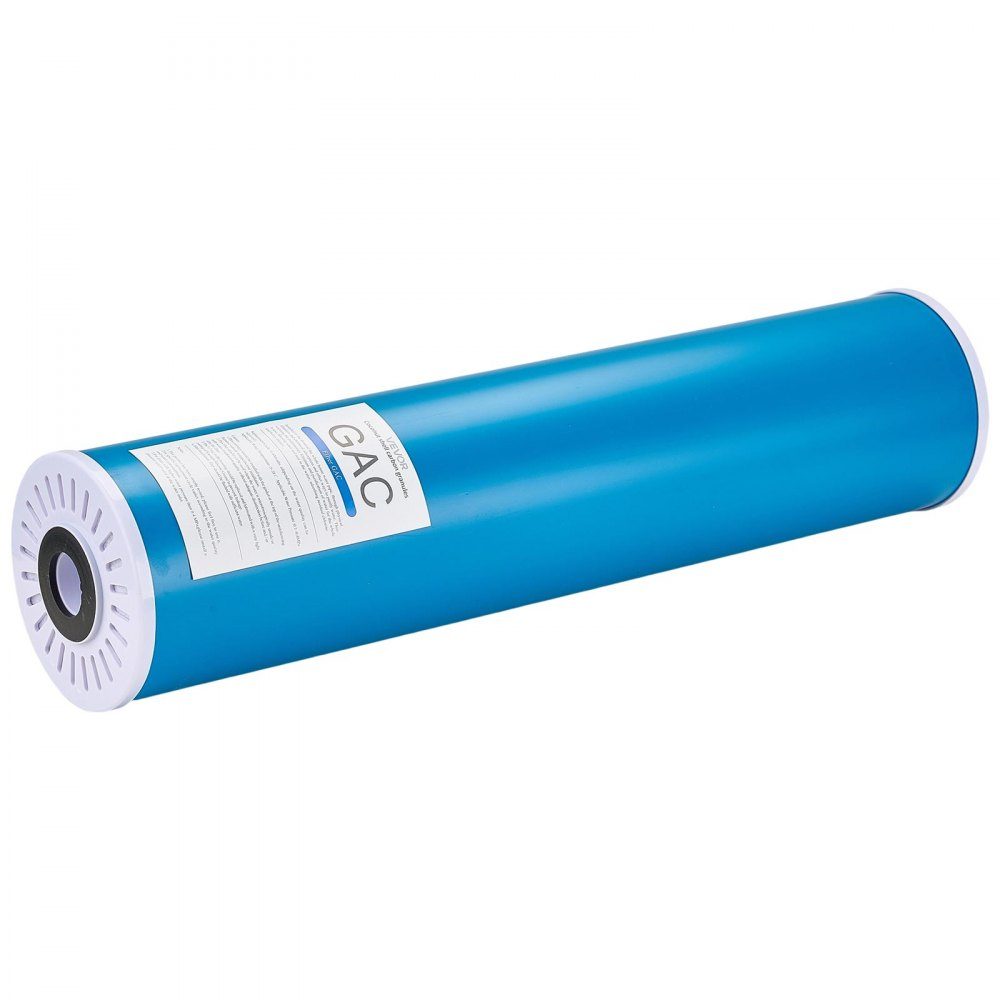 Cartouche de remplacement de filtre à eau pour toute la maison, 115x507mm, filtre de remplacement à charbon actif GAC pour système de filtration d'eau en 3 étapes, réduit le chlore, le mauvais goût et les odeurs