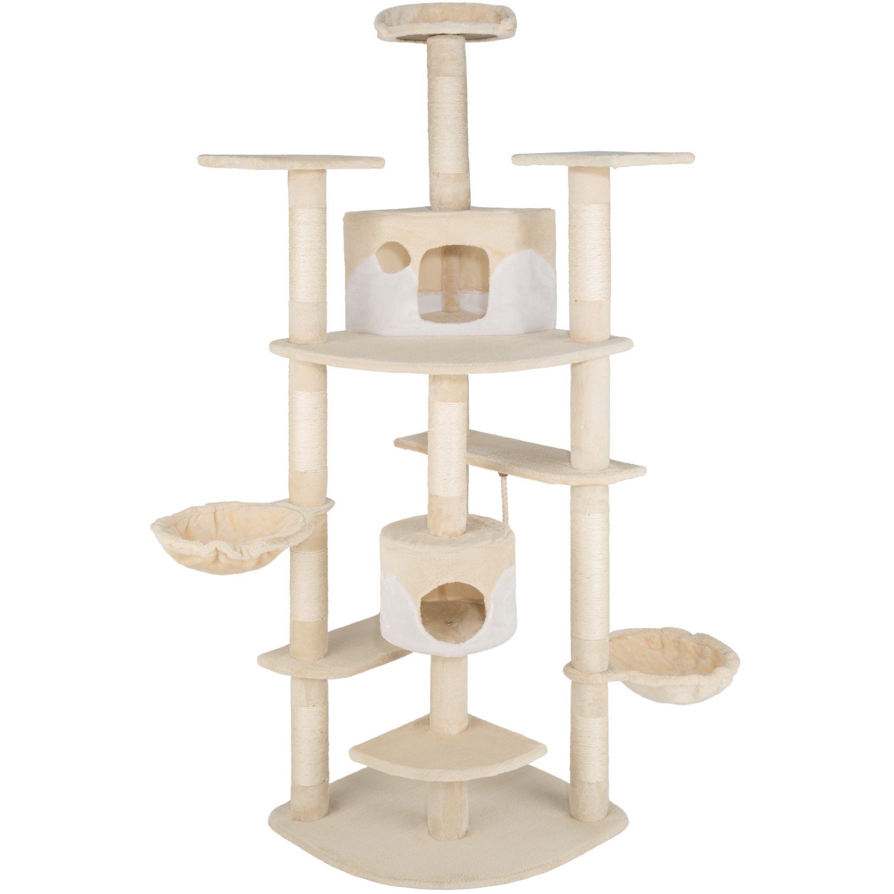 Katzenkratzbaum Katzenkratzbaum Katzenbaum Kletterbaum SISAL Katzendecke hoch beige