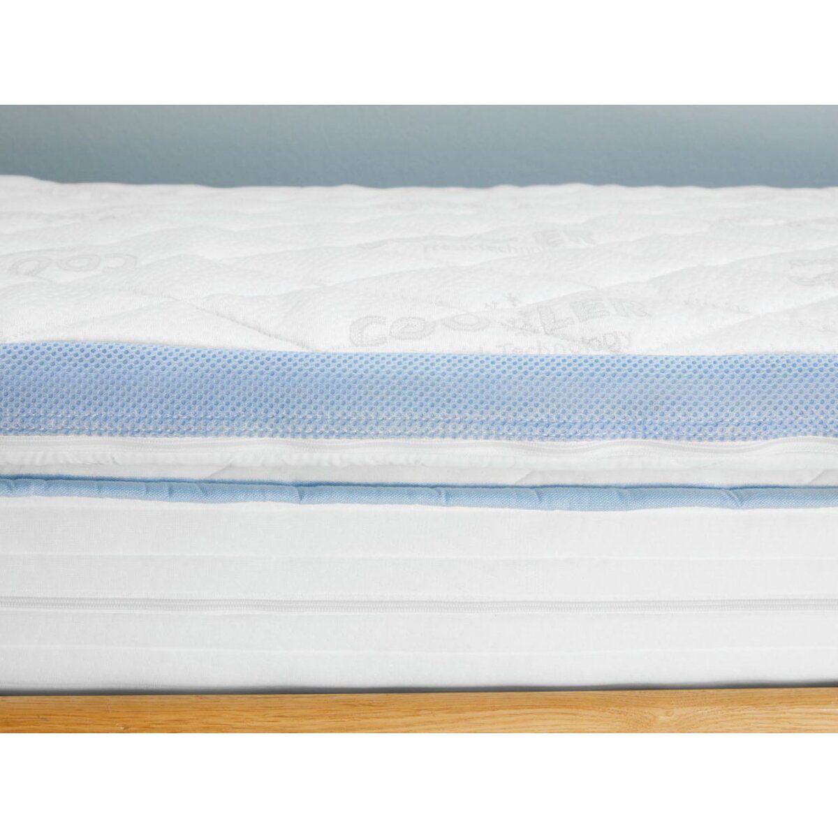 MERADISO® omkeerbare topper “Cooler”, 180 x 200 cm